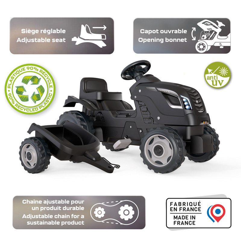 3032167101310 - TRACTEUR + REMORQUE RECYCLÉ