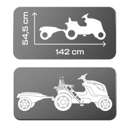 3032167101310 - TRACTEUR + REMORQUE RECYCLÉ