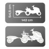 3032167101310 - TRACTEUR + REMORQUE RECYCLÉ