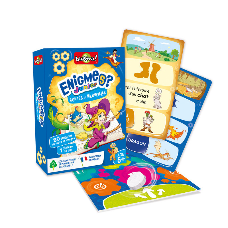 3569160660518 - ÉNIGMES JUNIOR : CONTES ET MERVEILLES