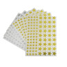 3700773320561 - 1840 GOMMETTES ETOILES OR ET ARGENT TAILLES ASSORTIES