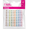 3532435004416 - 100 STRASS COLORIS PASTELS ASSORTIS