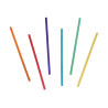 8428885391495 - 60 TOURILLONS BOIS Ø5MM X 15CM COLORIS ASSORTIS