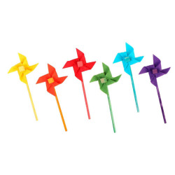 8428885391495 - 60 TOURILLONS BOIS Ø5MM X 15CM COLORIS ASSORTIS