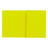 1 PROTÈGE-CAHIER CARTON 17X22 2 RABATS 225GR JAUNE
