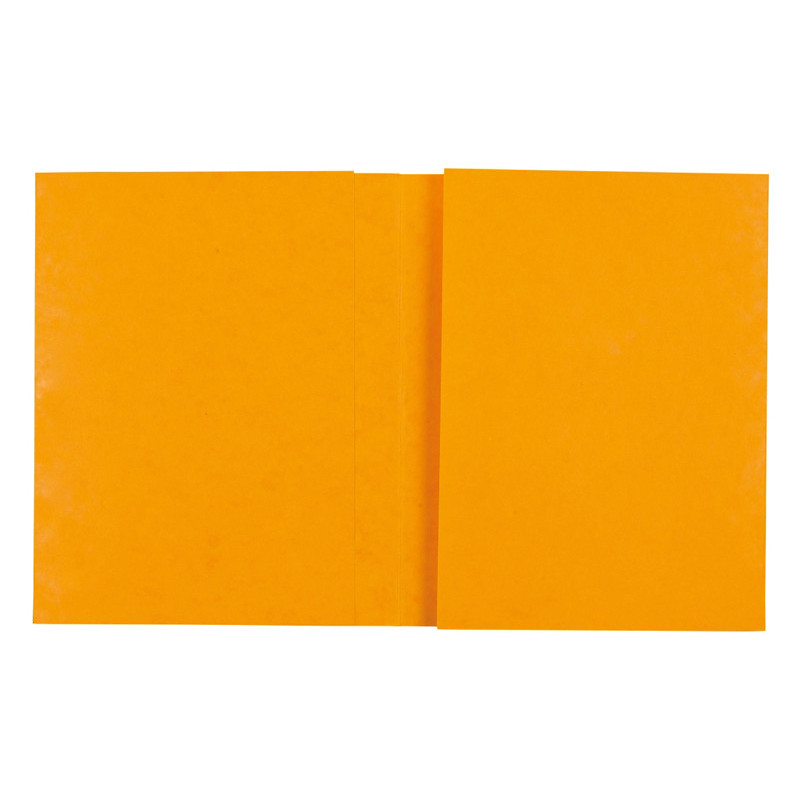 1 PROTÈGE-CAHIER CARTON 17X22 2 RABATS 225GR ORANGE