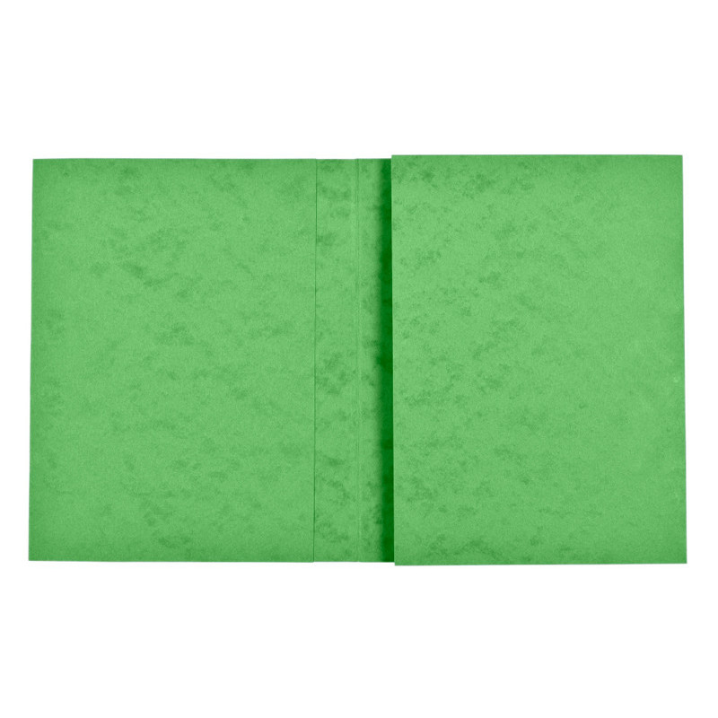 1 PROTÈGE-CAHIER CARTON 17X22 2 RABATS 225GR VERT