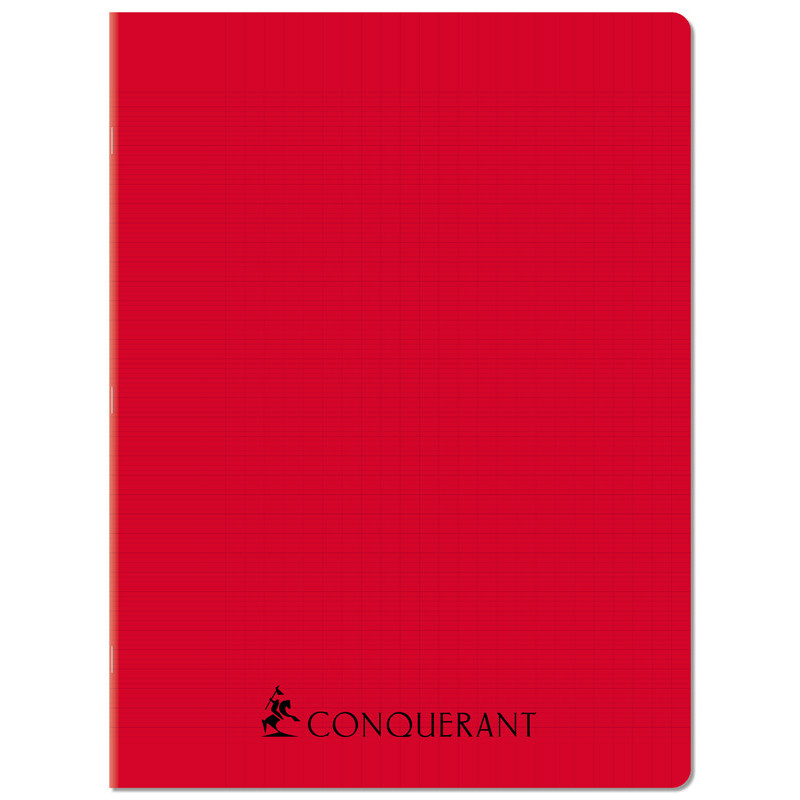 CAHIER PP ROUGE 24X32 96P SÉYÈS 70G PIQURE