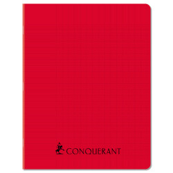 CAHIER PP ROUGE 17X22 96P SÉYÈS 70G PIQURE