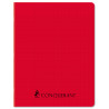 CAHIER PP ROUGE 17X22 96P SÉYÈS 70G PIQURE