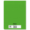 1 CAHIER PP VERT 17X22 96P SEYES 70G PIQURE