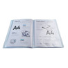 AQUAREL PROTEGE-DOCUMENTS 40 VUES COLORIS PASTELS ASSORTIS