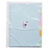 INTERCALAIRES A4 CARTE FORTE 8 POSITIONS COLORIS PASTELS