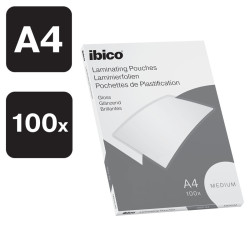 100 POCHETTES PLASTIFICATION A4 100µ ECONOMIQUE