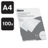 100 POCHETTES PLASTIFICATION A4 100µ ECONOMIQUE