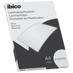100 POCHETTES PLASTIFICATION A4 125µ ECONOMIQUE