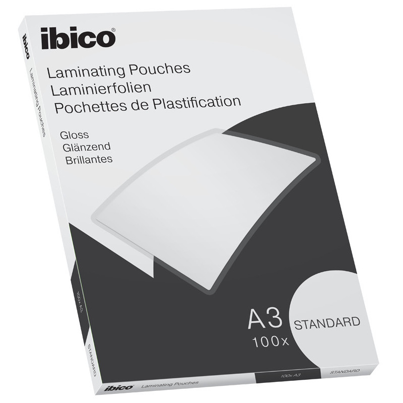 100 POCHETTES PLASTIFICATION A3 125µ ECONOMIQUE