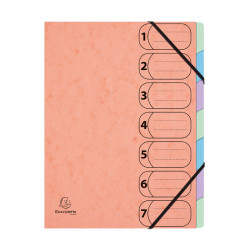 AQUAREL TRIEUR HARMONIKA 7 POSITIONS COLORIS PASTELS ASSORTIS