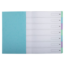 AQUAREL TRIEUR HARMONIKA 7 POSITIONS COLORIS PASTELS ASSORTIS