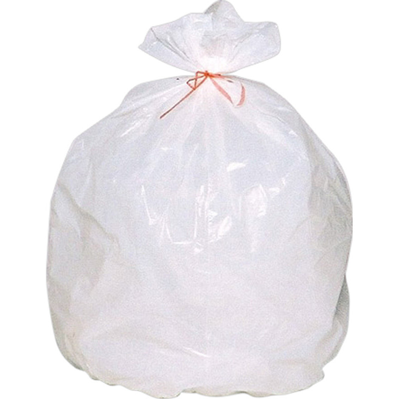 SAC PLASTIQUE 20L BLANC HD X100