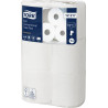 TORK T4 ROULEAUX PAPIER HYGIENIQUE BLANC 198F 2 PLIS ECOLABEL X72
