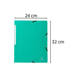 CHEMISE ÉLASTIQUE SANS RABAT CARTE VERT