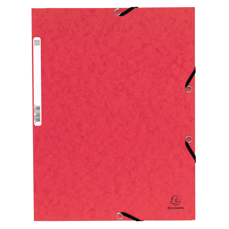 CHEMISE ÉLASTIQUE 3 RABATS CARTE ROUGE