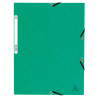CHEMISE ÉLASTIQUE 3 RABATS CARTE VERT