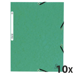 CHEMISE ÉLASTIQUE 3 RABATS CARTE VERT