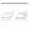 BLOC 80 GABARITS DE MULTIPLICATION 15X12,5CM