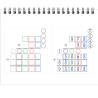 BLOC 80 GABARITS DE MULTIPLICATION 15X12,5CM