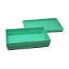 4260414067891 - BOITE 25 X 18 X 6 CM AVEC COUVERCLE COLORIS VERT