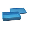 4260414067907 - BOITE 25 X 18 X 6 CM AVEC COUVERCLE COLORIS BLEU