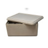 4260414068133 - BOITE 25 X 18 X 11,5 CM AVEC COUVERCLE COLORIS NATUREL