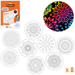 3134725018785 - 8 POCHOIRS MANDALA