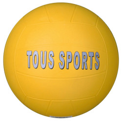 3420218000536 - BALLON TOUS SPORT CAOUTCHOUC Ø 21CM