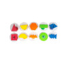 3701254700957 - 10 TAMPONS GEANTS FORMES GEOMETRIQUES ASSORTIES