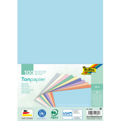 4001868113617 - 100F PAPIER DESSIN LISSE PASTELS ASSORTIS A4