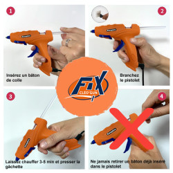 3134720100027 - PISTOLET À COLLE CLÉO'GUN FIX