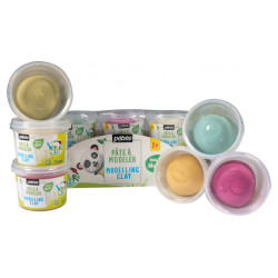 3167866991839 - PATE À MODELER BIO SET DÉCOUVERTE 6 POTS 90G COLORIS ASSORTIS