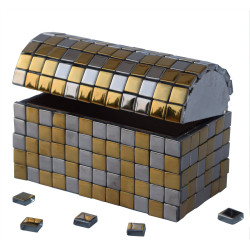 7290016275278 - MOSAIQUES EN VERRE COULEUR OR - POT 250G