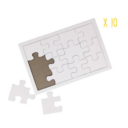 3701385302341 - 10 PUZZLES RECTANGLE CARTON 220X130MM