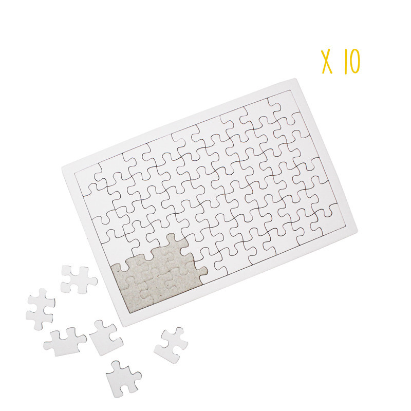 3701385303201 - 10 PUZZLES RECTANGLE CARTON 240X160MM