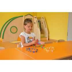 4260197679595 - 70 PERLES PLASTIQUES TRANLUCIDES 25MM FORMES ET COLORIS ASSORTIS