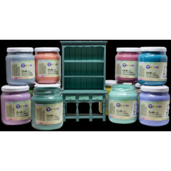 3760002571928 - PEINTURE EFFET CRAIE 8 POTS 175ML ASSORTIS