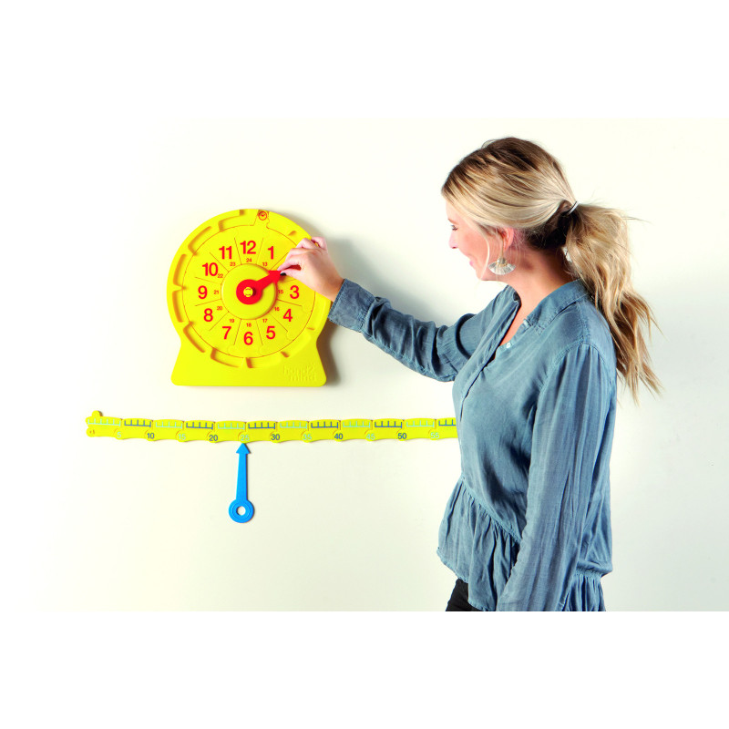 848850113828 - HORLOGE GEANTE MAGNETIQUE AVEC LIGNE NUMEROTEE