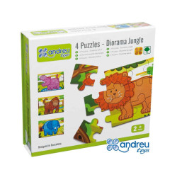 - PUZZLE PANORAMIQUE LA JUNGLE