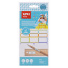 8410782178088 - 35 ÉTIQUETTES ADHÉSIVES PLASTIFIÉES ASSORTIES