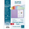 3288583300008 - 100 CHEMISES DOSSIER QUALITÉ SUPÉRIEURE COLORIS ASSORTIS