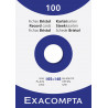 3130630133094 - 100 FICHES BRISTOLS 105X148 UNI BLANC